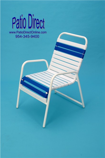 Commercial Chairs, Vinyl Strap Outdoor Furniture